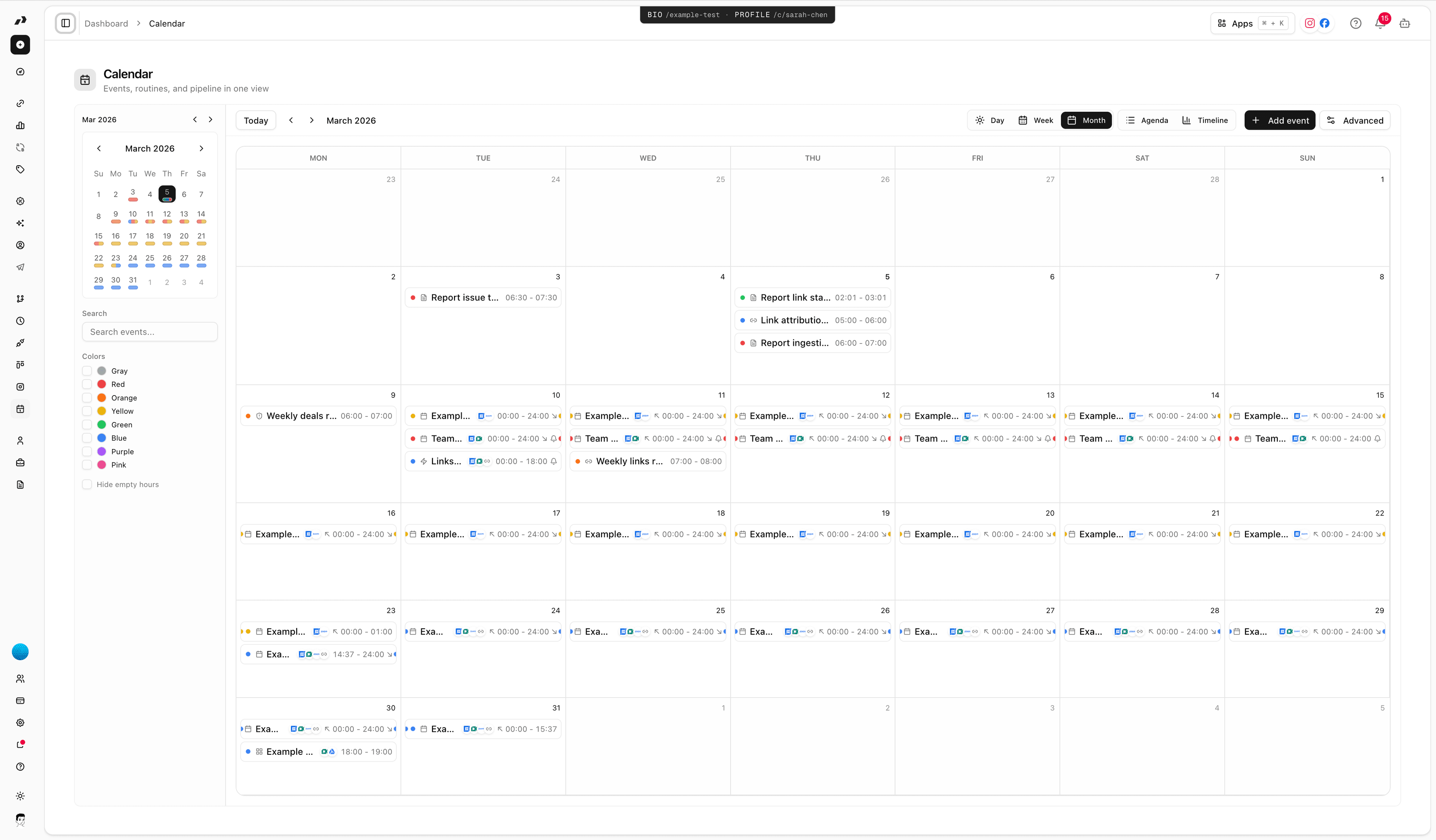 Inbox workspace view 1